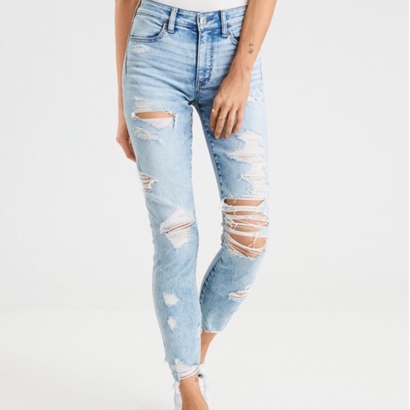 NWT American Eagle Hi-Rise Jegging Crop - Picture 1 of 5